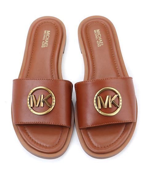 michael kors brynn slide sandals|Michael Kors slides women's.